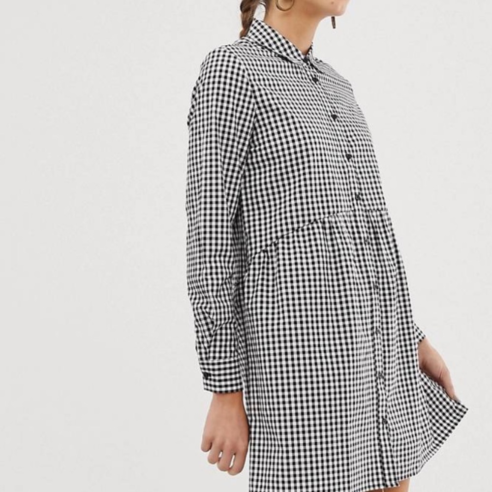 Zara Stradivarius gingham dress